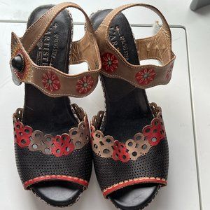 Spring Step from L'Artiste Ankle Strap--Size 9.5 or 40